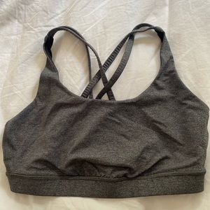 Grey lululemon Energy Bra
Medium Support, B–D Cups